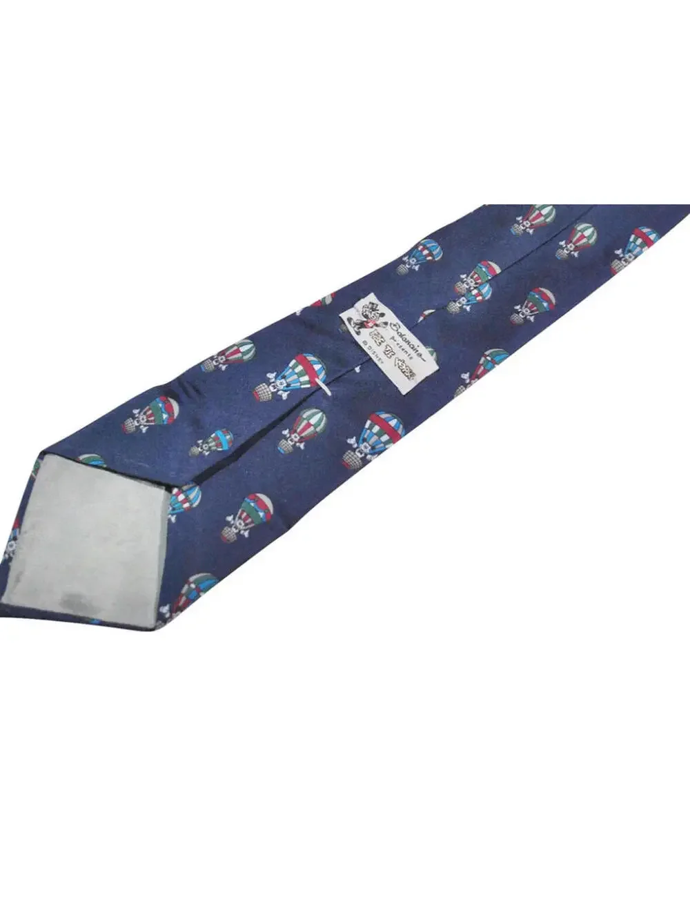 Vintage Disney Mickey Mouse Hot Air Balloon USA Mens Blue Tie